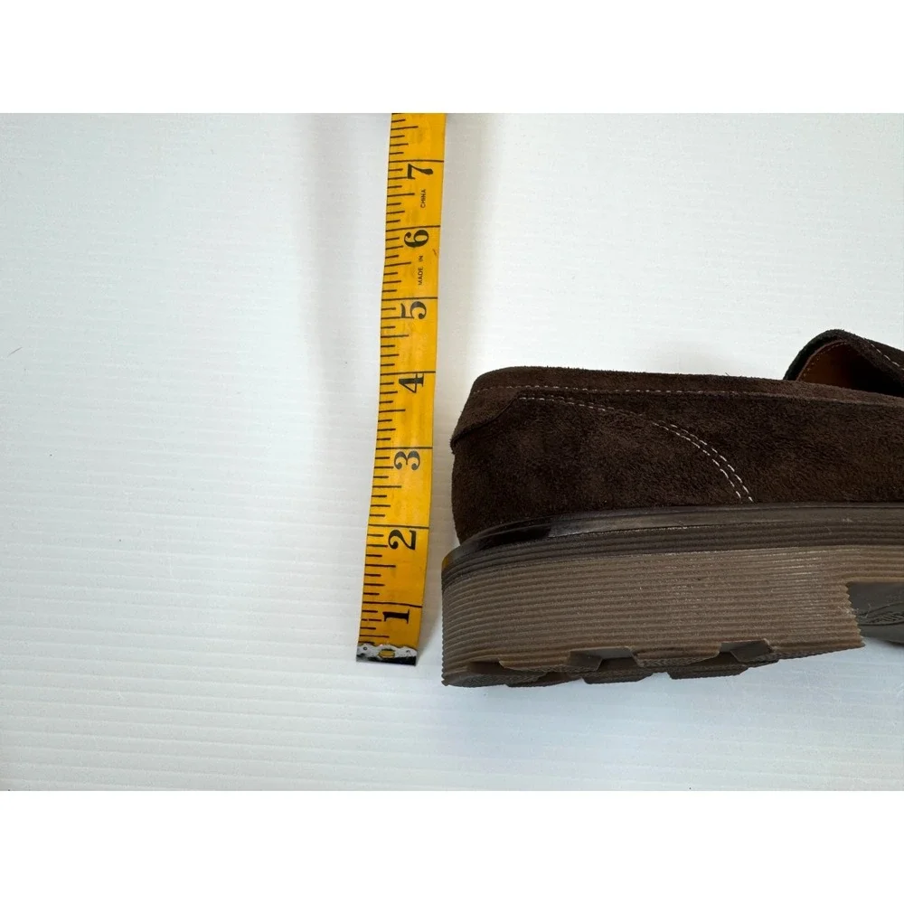 GOOD MAN BRAND Lexington Penny Loafer Mens 8 EUC Leather Suede‎ Slip on Brown